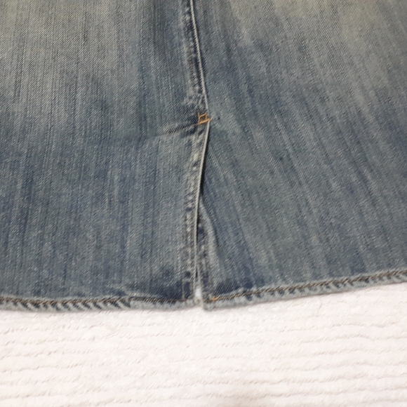 Armor Jean's Skirt With Floral Design - Picture 5 of 6